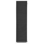 vidaXL Kleiderschrank mit Fächern Stangen Schwarz 150x45x175cm Stoff
