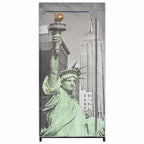 vidaXL Kleiderschrank 75×45×160 cm New York Stoff