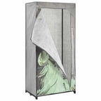 vidaXL Kleiderschrank 75×45×160 cm New York Stoff