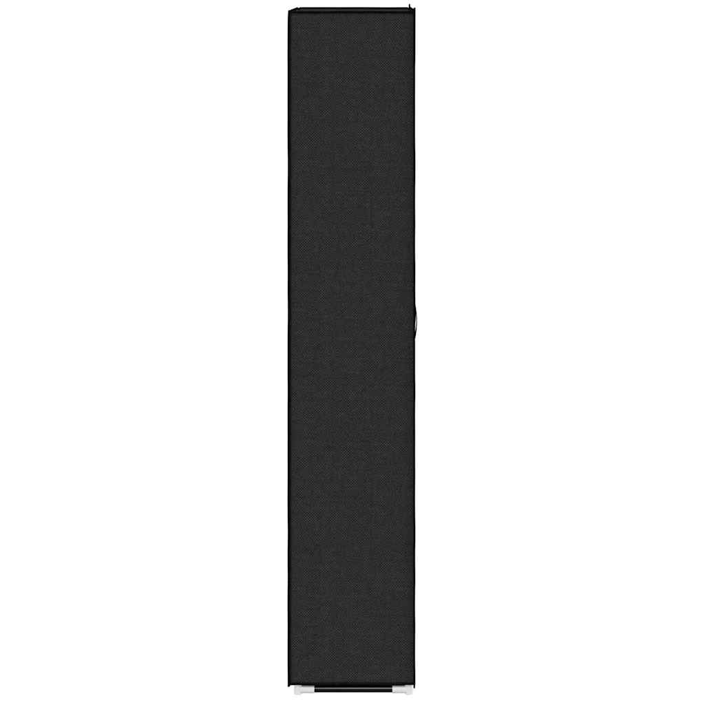 vidaXL Schuhschrank Schwarz 60x30x166 cm Stoff