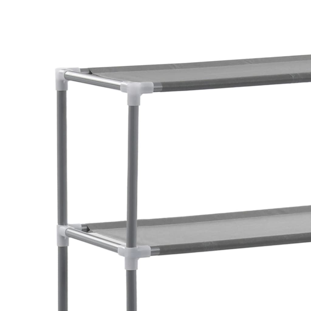 vidaXL Waschmaschinenregal 3 Ablagen Silbern 69x28x169 cm