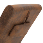 vidaXL Chaiselongue mit Kissen Braun Wildleder-Optik