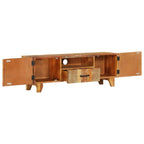 vidaXL TV-Schrank Handgeschnitzt 120x30x40 cm Altholz Massiv
