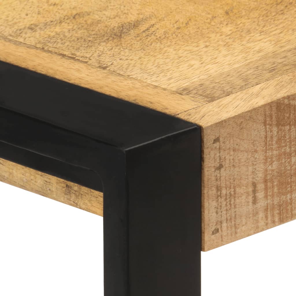 vidaXL Beistellschrank 120x30x75 cm Massivholz Mango