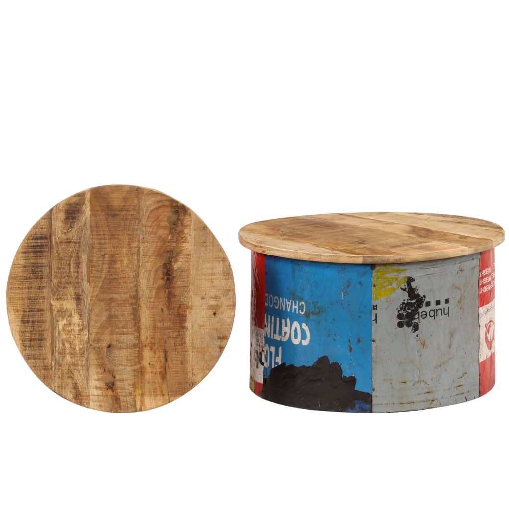 vidaXL Couchtische 2 Stk. Massivholz Mango