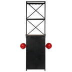 vidaXL Traktor-Weinschrank 49x31x172 cm Mango Massivholz