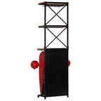 vidaXL Traktor-Weinschrank 49x31x172 cm Mango Massivholz