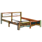 vidaXL Massivholzbett Altholz 160x200 cm