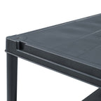 vidaXL Lagerregale 2 Stk. Schwarz 60 x 30 x 138 cm Kunststoff