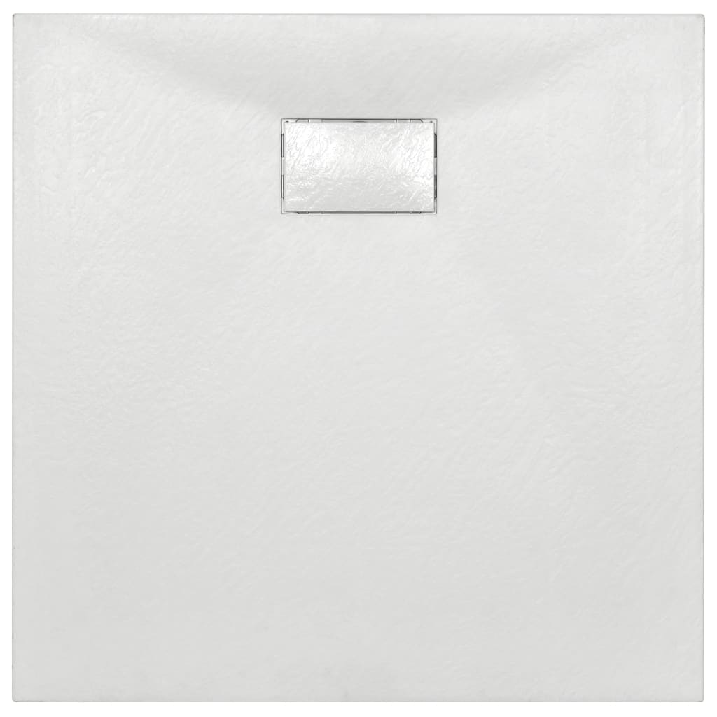 vidaXL Duschwanne SMC Weiß 80×80 cm