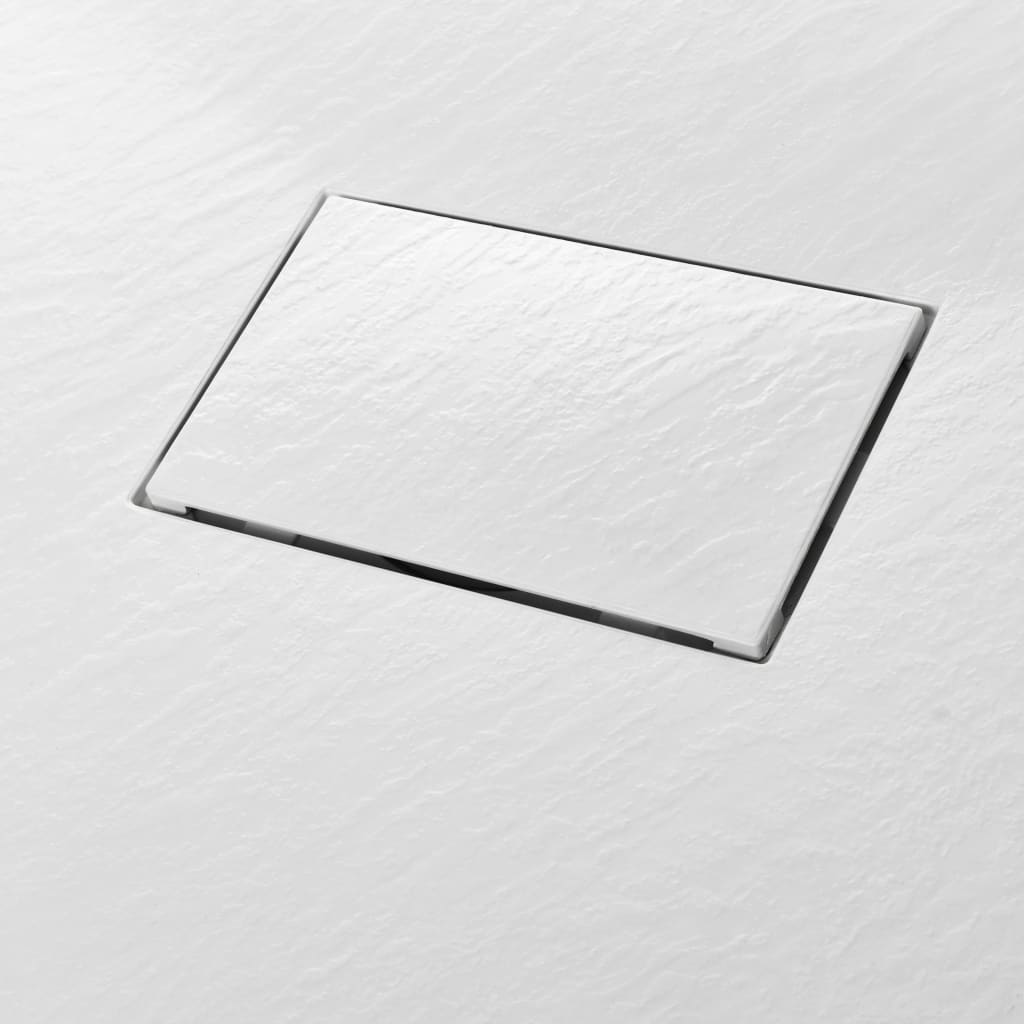 vidaXL Duschwanne SMC Weiß 80×80 cm