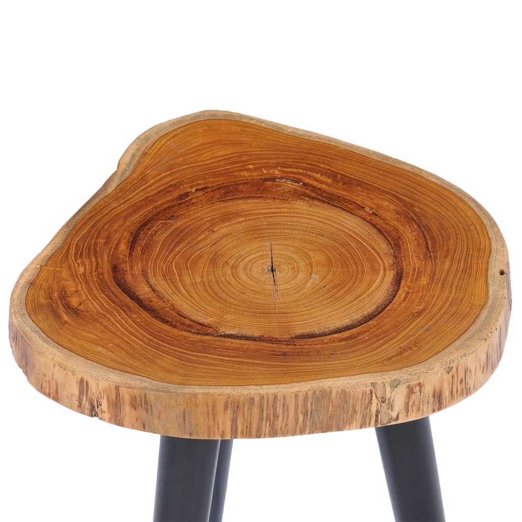 vidaXL Couchtisch 40 x 45 cm Teak Massiv