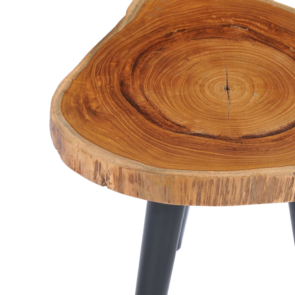 vidaXL Couchtisch 40 x 45 cm Teak Massiv