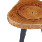 vidaXL Couchtisch 40 x 45 cm Teak Massiv