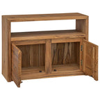 vidaXL Sideboard 80x30x60 cm Massivholz Teak