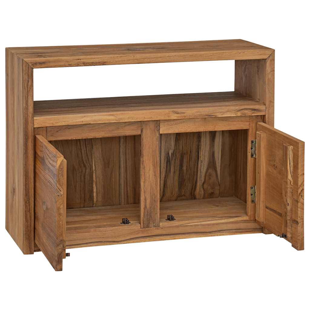 vidaXL Sideboard 80x30x60 cm Massivholz Teak