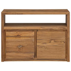 vidaXL Sideboard 80x30x60 cm Massivholz Teak