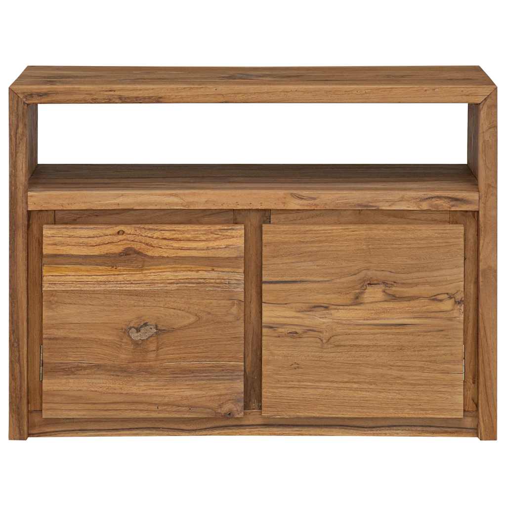 vidaXL Sideboard 80x30x60 cm Massivholz Teak