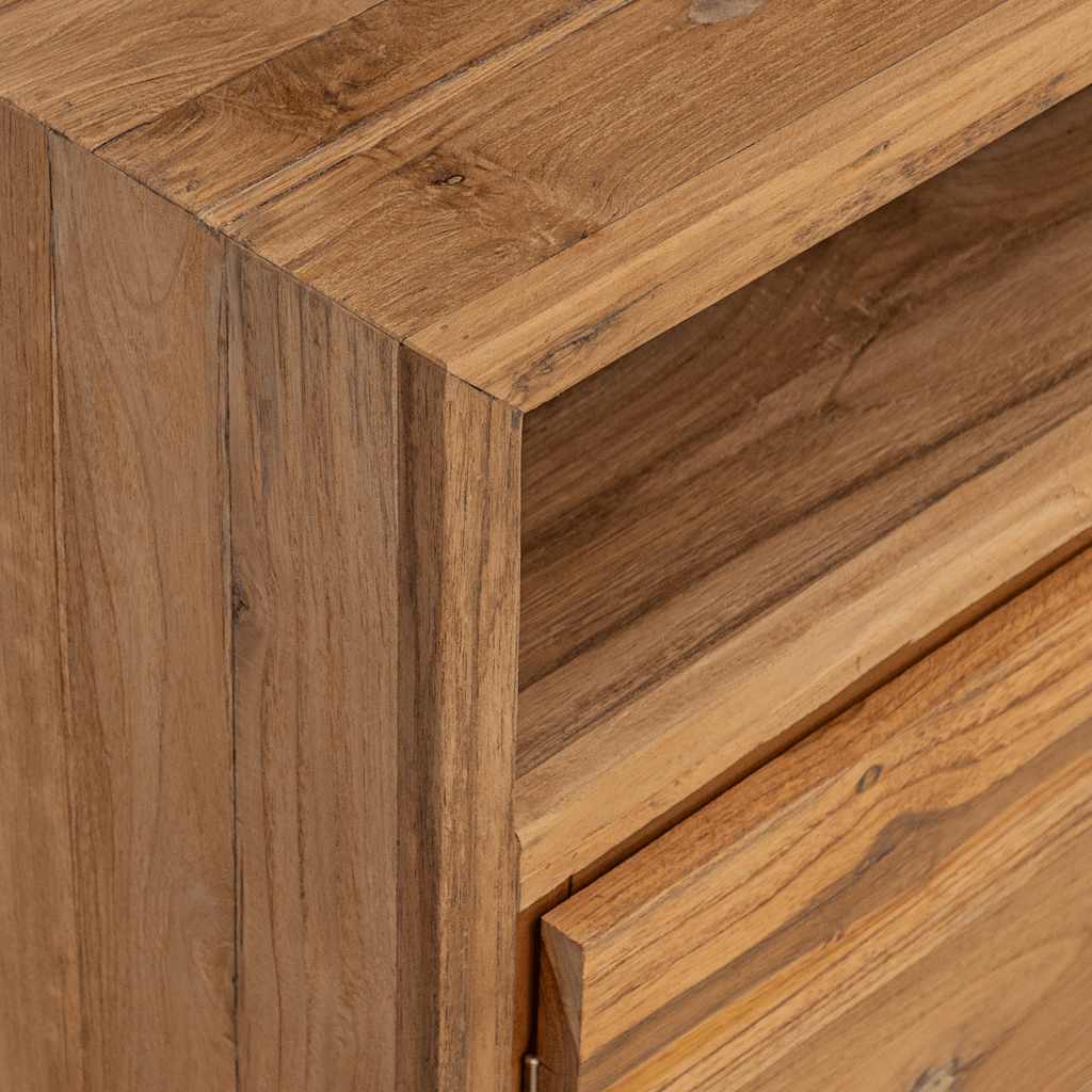 vidaXL Sideboard 80x30x60 cm Massivholz Teak
