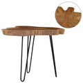 vidaXL Couchtisch (60-70)×45 cm Teak