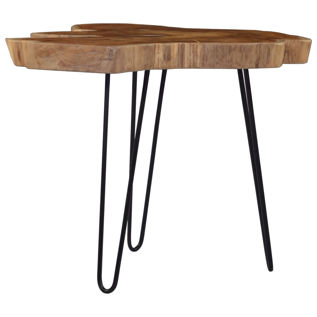 vidaXL Couchtisch (60-70)×45 cm Teak