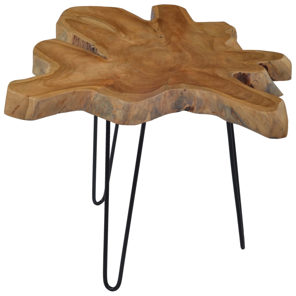 vidaXL Couchtisch (60-70)×45 cm Teak