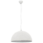 vidaXL Pendelleuchte Weiß und Silbern Ø50 cm E27