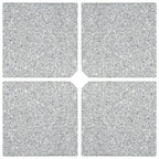 vidaXL Schirm-Gewichtsplatten 4 Stk. Quadratisch Grau Granit 100 kg