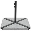 vidaXL Sonnenschirm-Gewichtsplatten 4 Stk. Dreieckig Garu Granit 60 kg