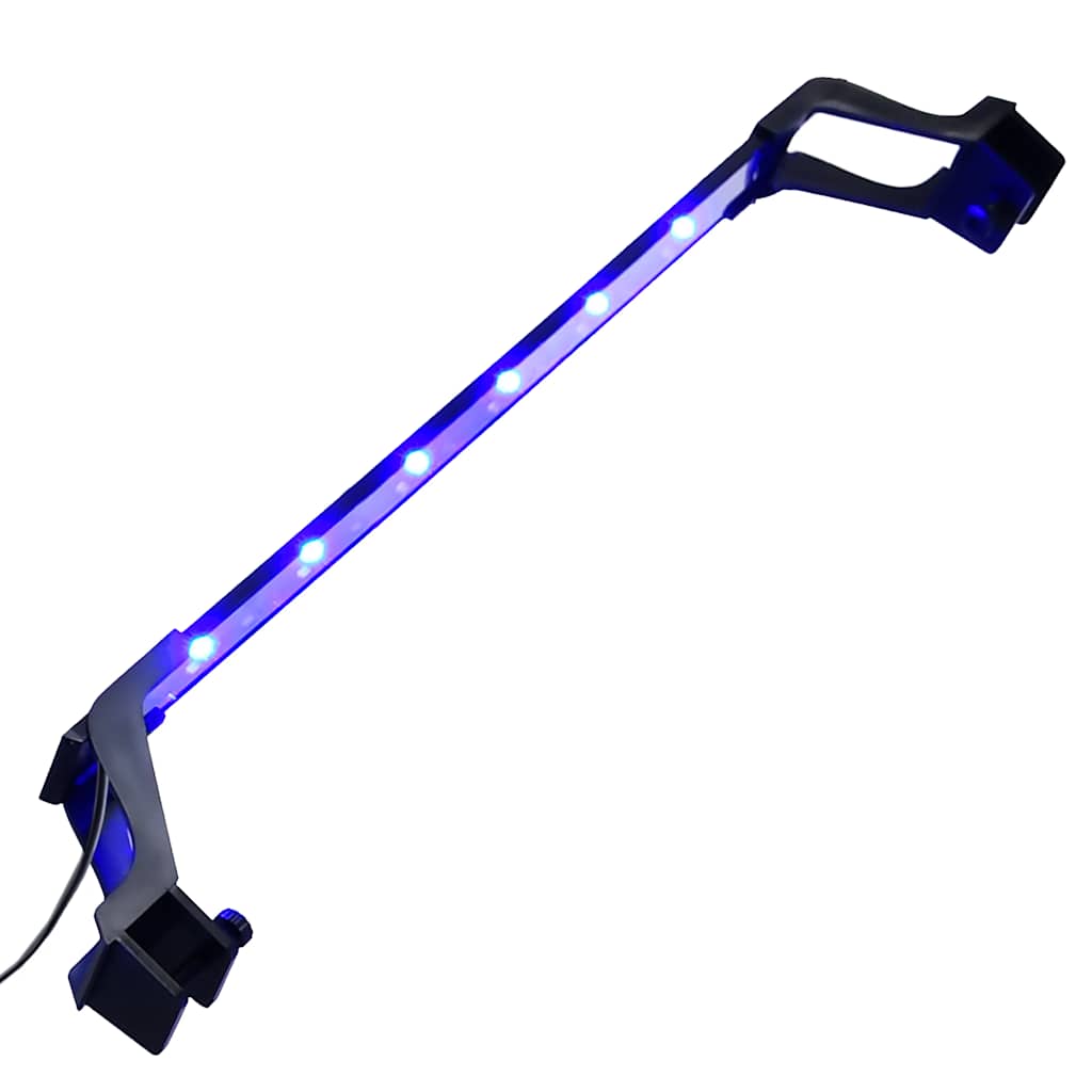 vidaXL LED-Aquariumleuchte mit Klemmen 55-70 cm Blau und Weiß