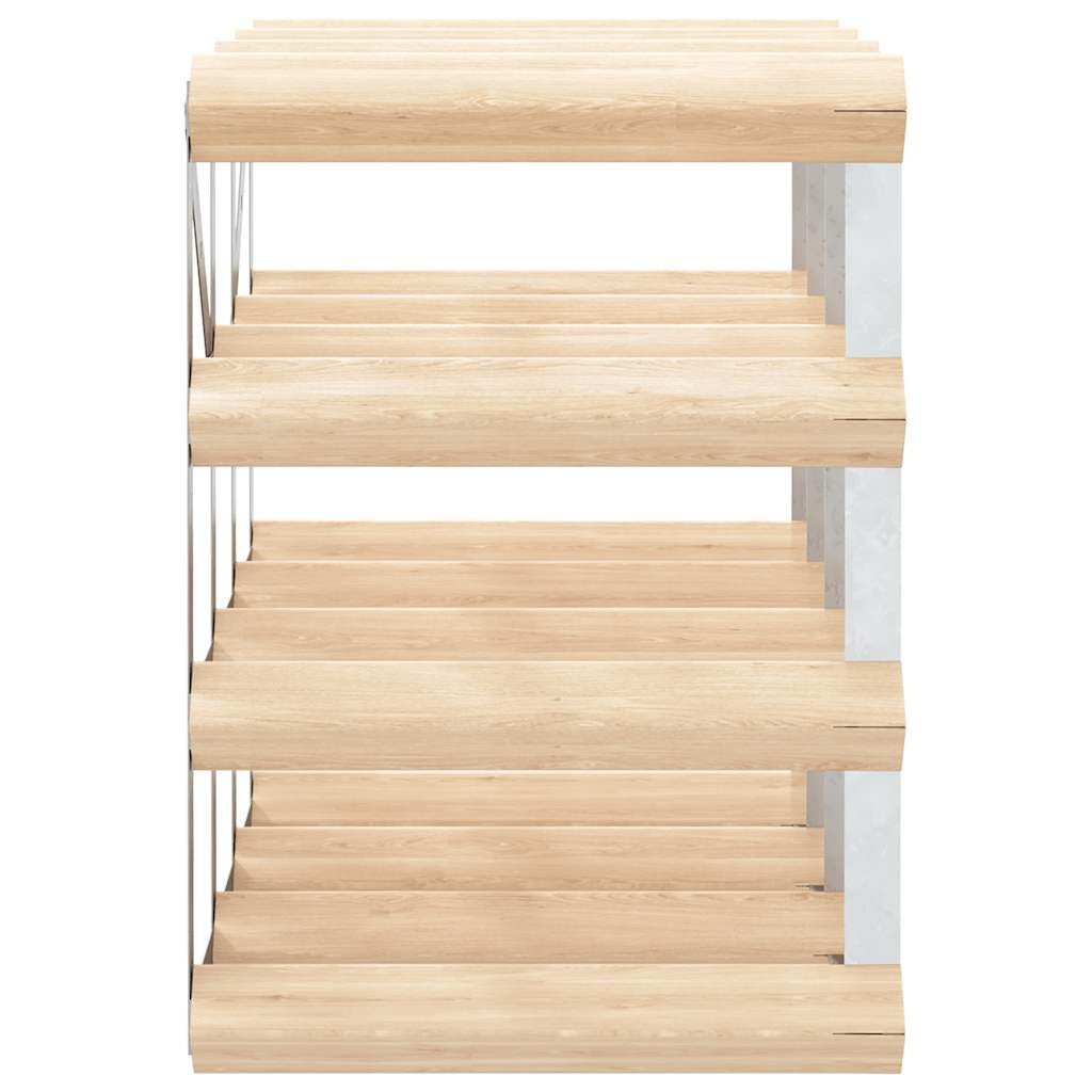vidaXL Weinregal für 12 Flaschen Massivholz Kiefer
