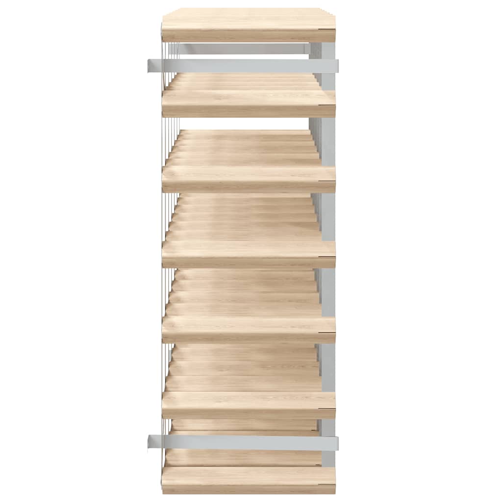 vidaXL Weinregal für 42 Flaschen Massivholz Kiefer