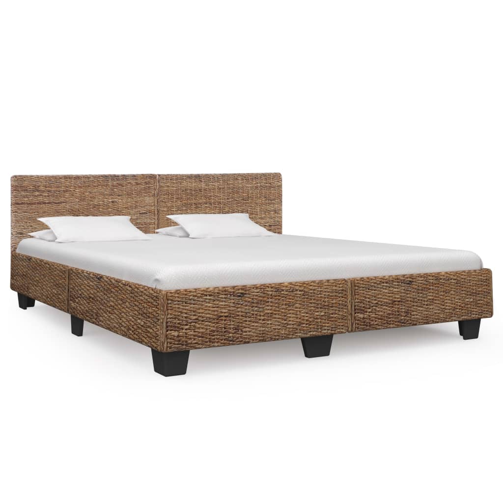 vidaXL Bettrahmen Natürliches Rattan 180x200 cm