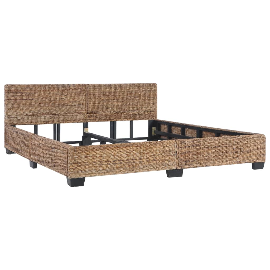 vidaXL Bettrahmen Natürliches Rattan 180x200 cm
