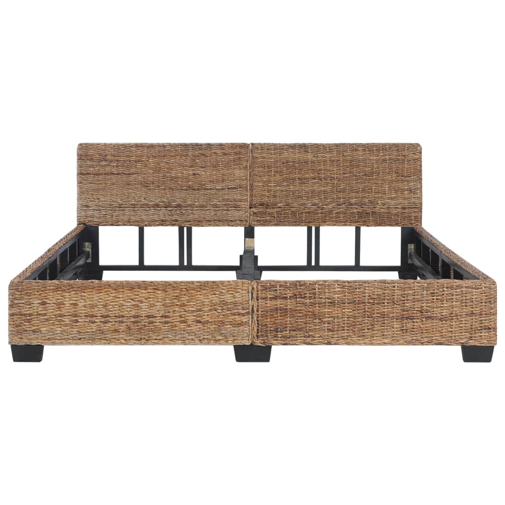 vidaXL Bettrahmen Natürliches Rattan 180x200 cm