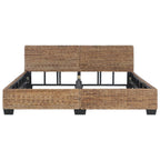 vidaXL Bettrahmen Natürliches Rattan 180x200 cm