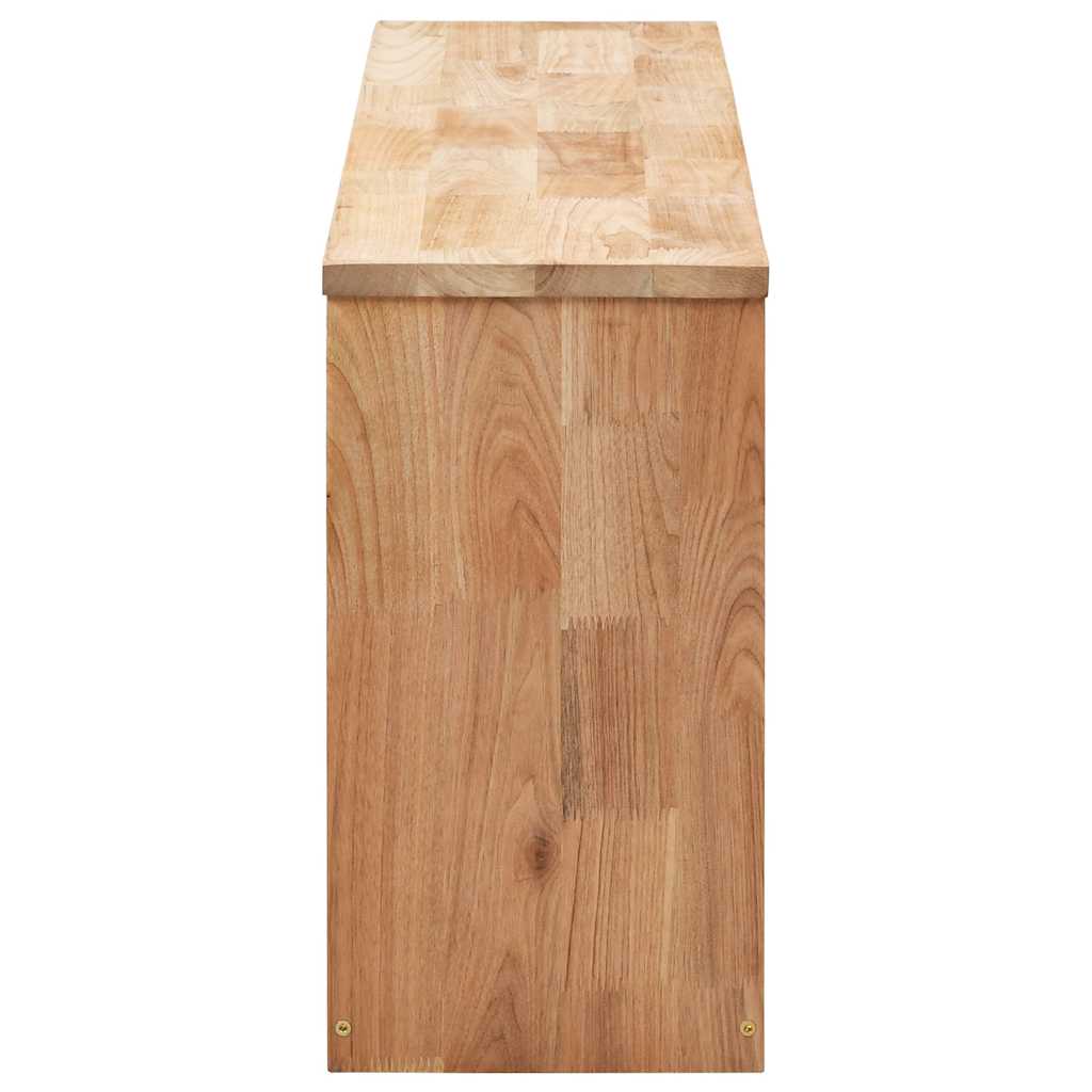 vidaXL Schuhbank 94 x 20 x 38 cm Walnussholz Massiv