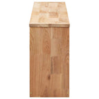vidaXL Schuhbank 94 x 20 x 38 cm Walnussholz Massiv