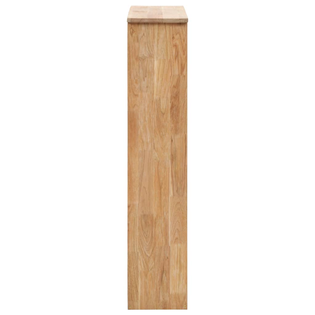 vidaXL Schuhschrank 55 x 20 x 104 cm Walnuss Massivholz