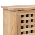 vidaXL Schuhschrank 55 x 20 x 104 cm Walnuss Massivholz