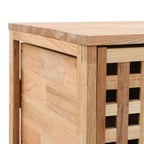 vidaXL Badschrank 41x41x91 cm Massivholz Walnuss
