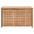 vidaXL Wäschetruhe 77,5×37,5×46,5 cm Walnuss Massivholz