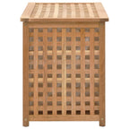 vidaXL Wäschetruhe 77,5×37,5×46,5 cm Walnuss Massivholz
