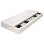 vidaXL Matratze 80 x 200 cm 7 Zonen Taschenfedern 20 cm H2