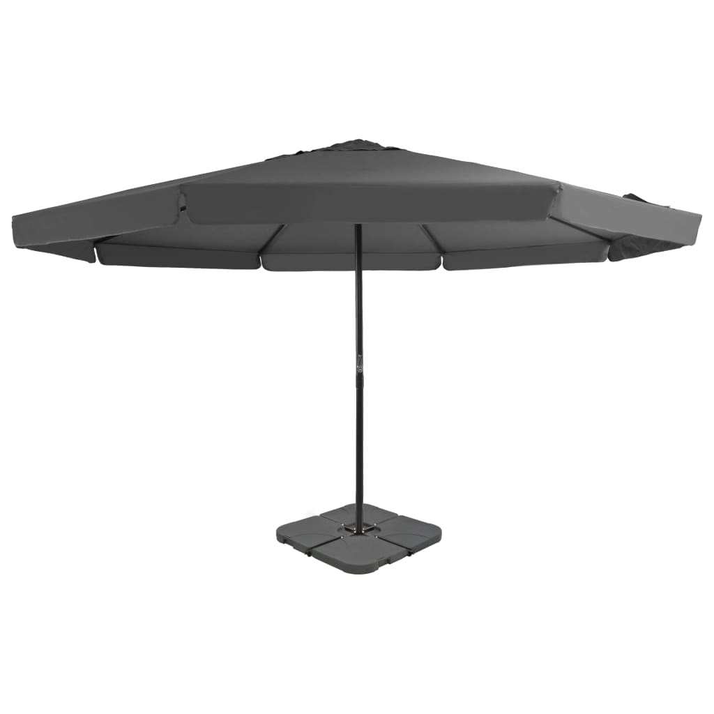 vidaXL Sonnenschirm mit Tragbarem Sonnenschirmständer Anthrazit