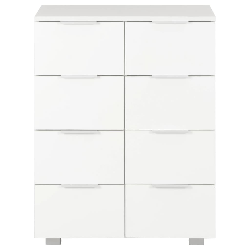 vidaXL Sideboard Hochglanz-Weiß 60x35x80 cm Holzwerkstoff