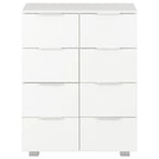 vidaXL Sideboard Hochglanz-Weiß 60x35x80 cm Holzwerkstoff