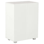 vidaXL Sideboard Hochglanz-Weiß 60x35x80 cm Holzwerkstoff