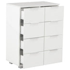 vidaXL Sideboard Hochglanz-Weiß 60x35x80 cm Holzwerkstoff