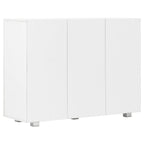 vidaXL Sideboard Hochglanz-Weiß 107x35x80,5 cm